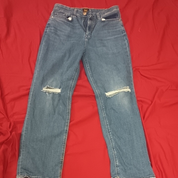 Distressed Denim Jeans Bundle Lee, S.O.N.G, No Boundaries Sizes 11 12 - Picture 4 of 14